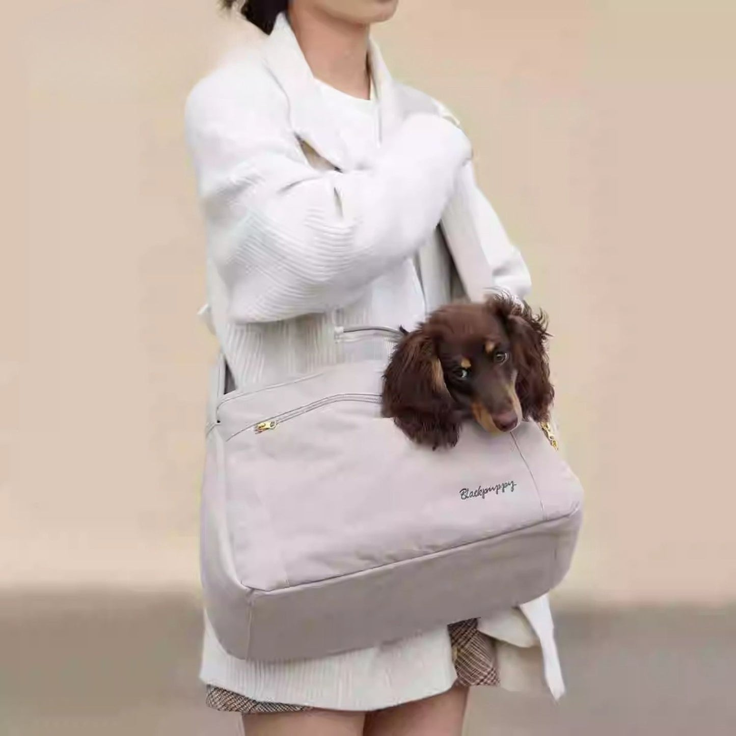 Dachshund Shoulder Bag – Lightweight Travel Carrier for Pet