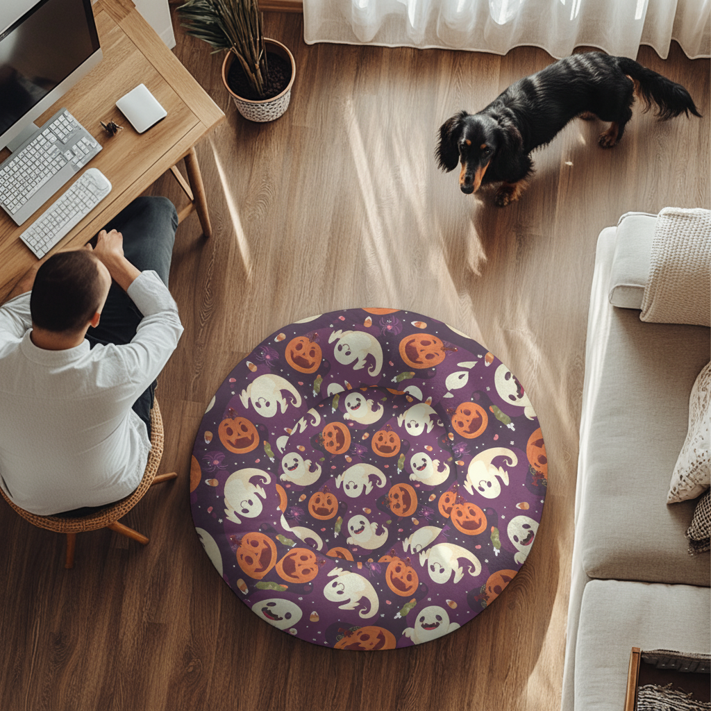 Ace - Cloud-Comfort Large Dachshund Bed | Anti-Anxiety Donut Bed for Dachshunds