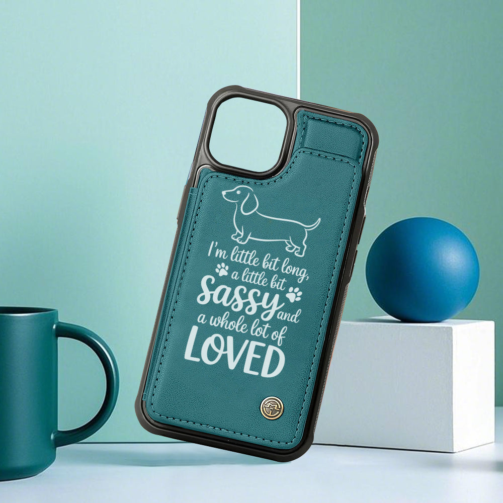 Xandra - Leather Wallet Case for for iPhone & Samsung