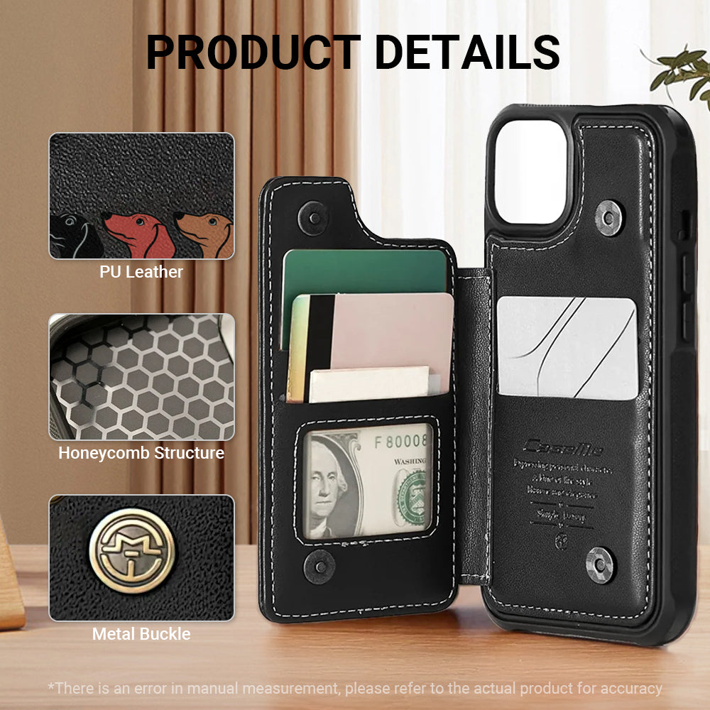 Utah - Leather Wallet Case for for iPhone & Samsung