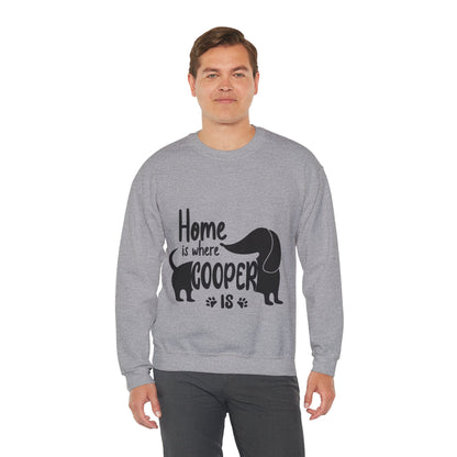 Custom Sweatshirt  with dachshund Name  -  Unisex Sweatshirt