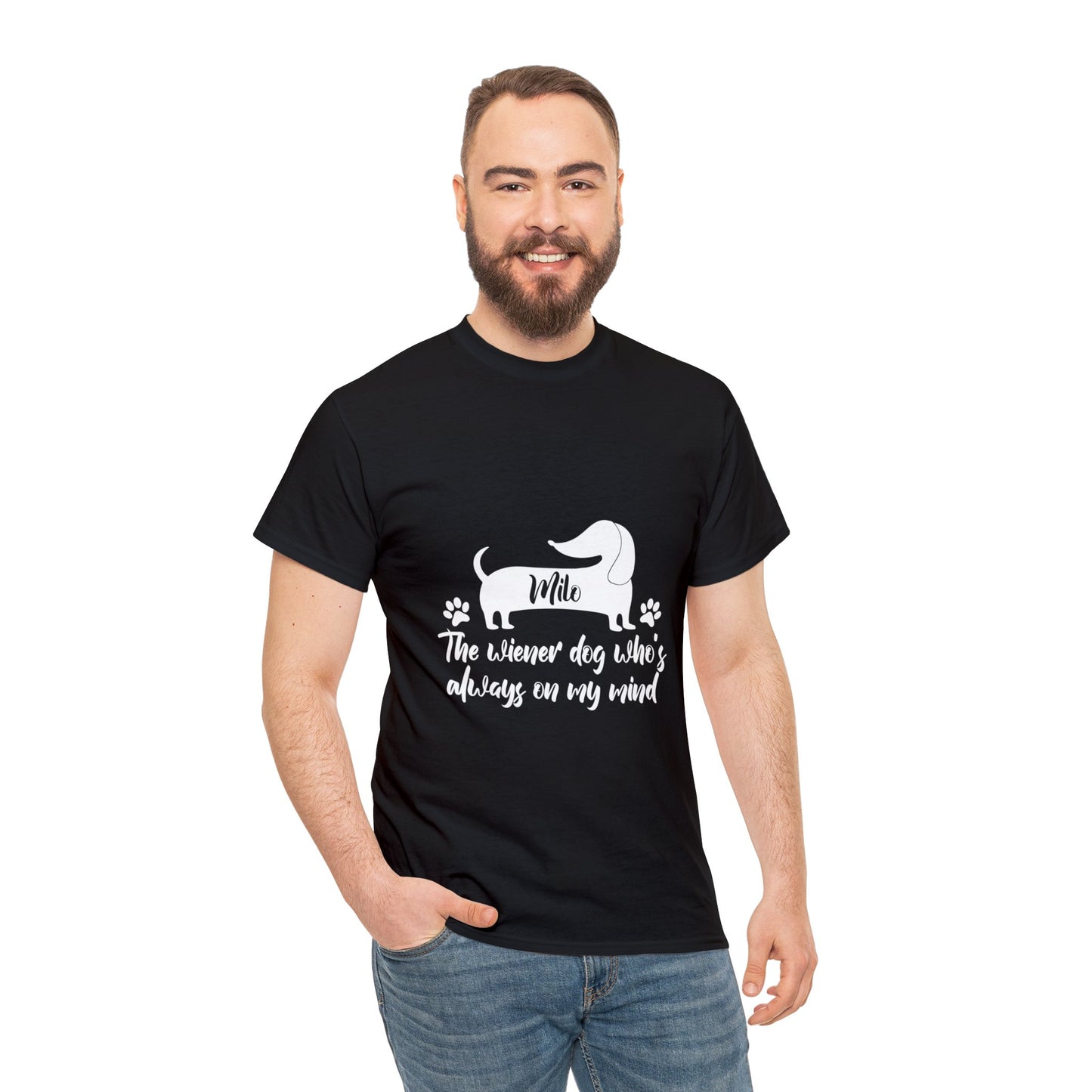 Custom T-shirt  with dachshund  Name