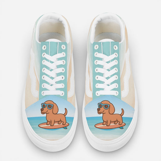 Sushi - Trendy Low-Top Canvas Sneakers