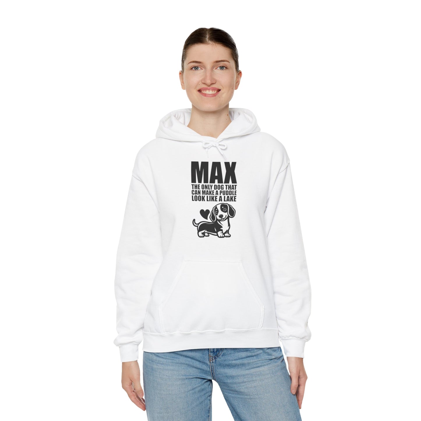 Custom Hoodie with dachshund Name  - Unisex Hoodie