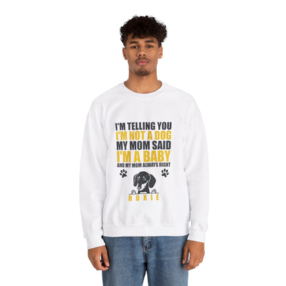 Custom Sweatshirt  with dachshund Name  -  Unisex Sweatshirt