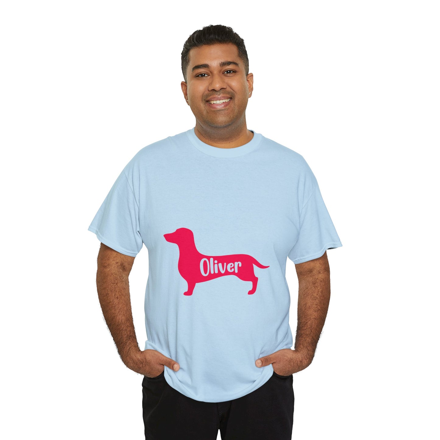 Custom T-shirt  with dachshund  Name - Shirt for Dachshund Name