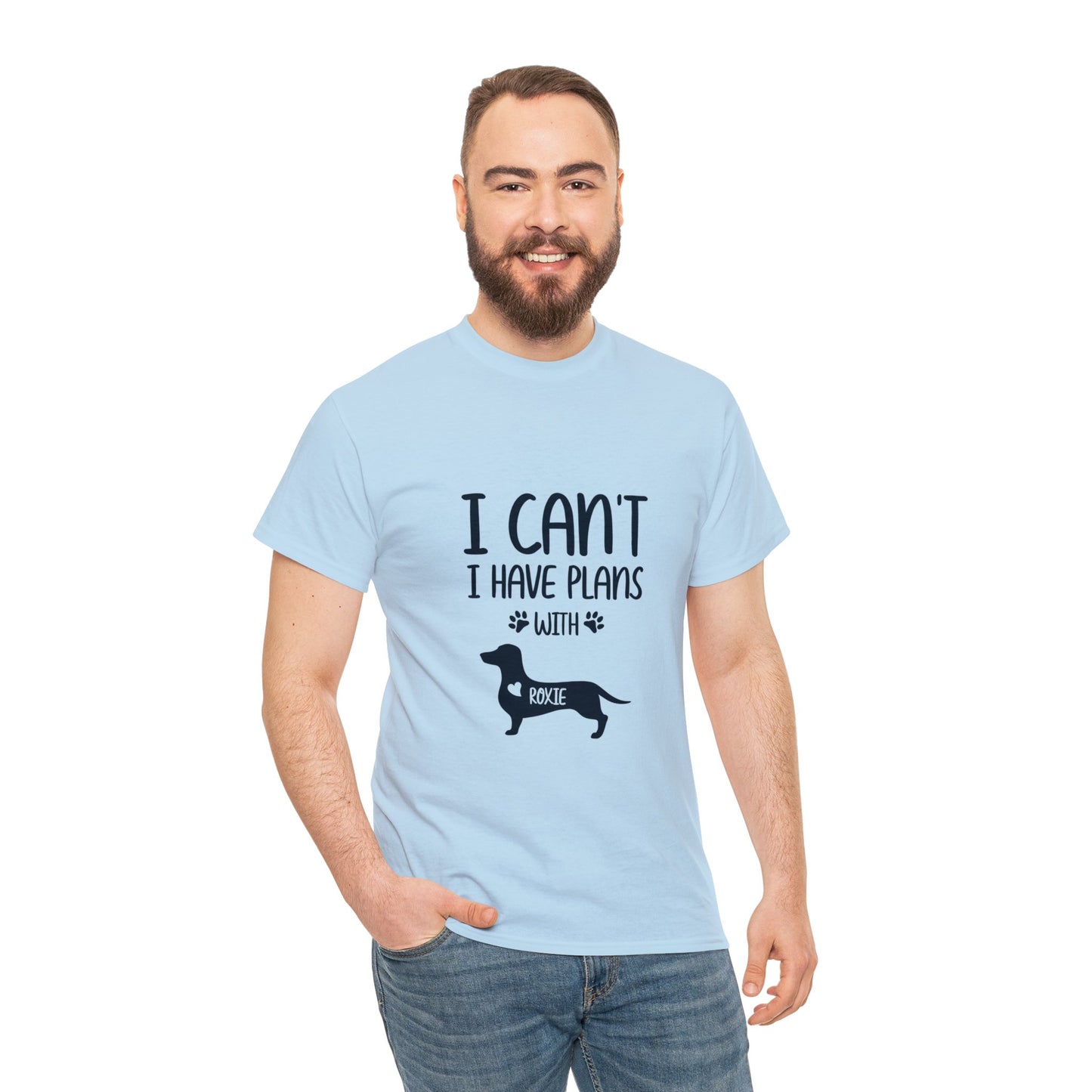 Custom T-shirt  with dachshund  Name