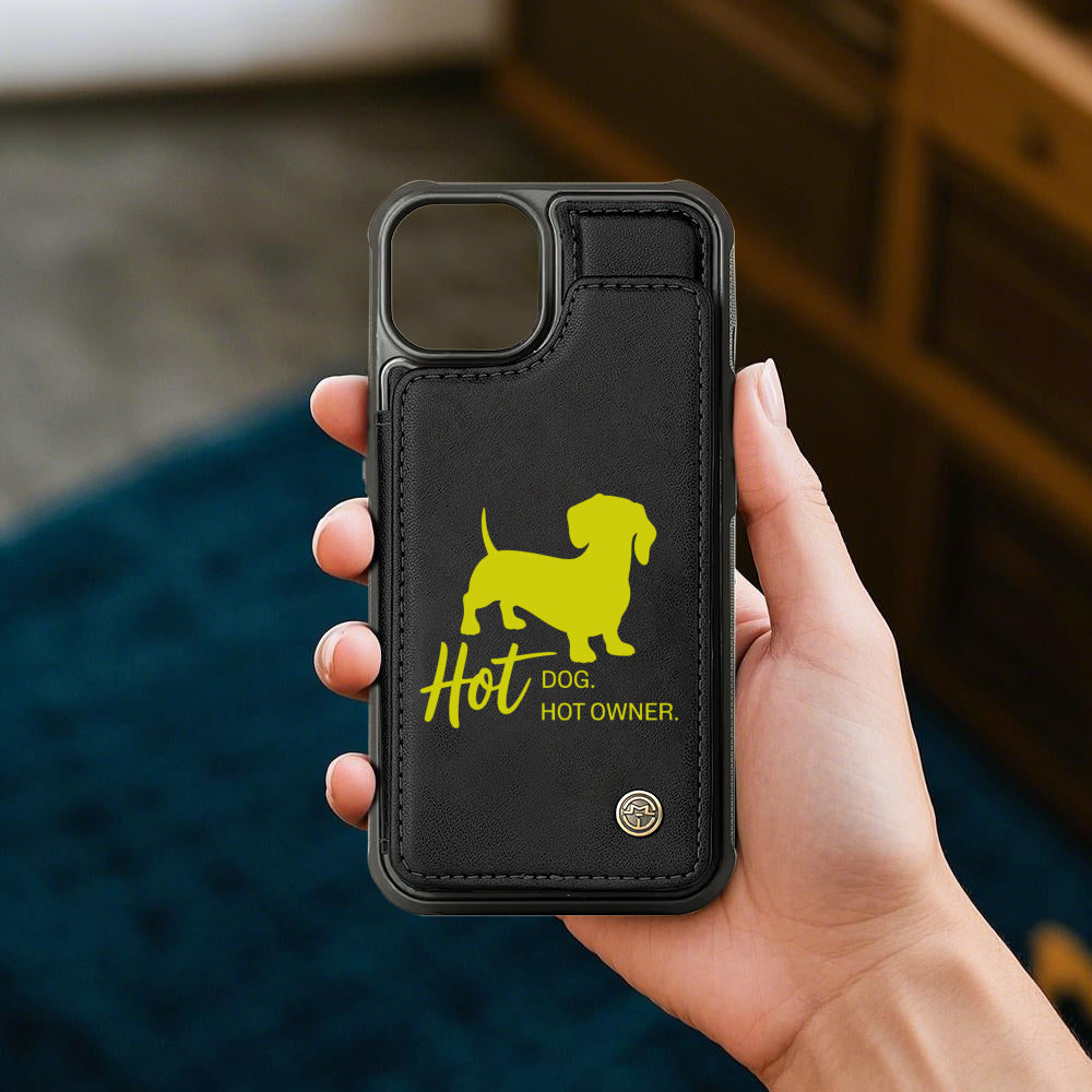 Tina - Leather Wallet Case for for iPhone & Samsung