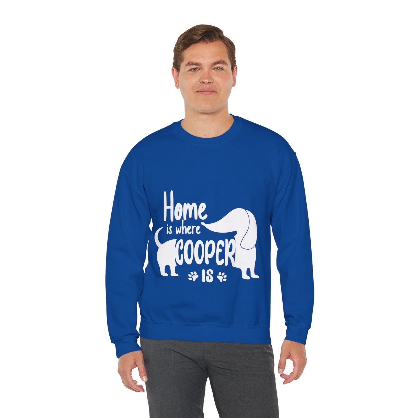 Custom Sweatshirt  with dachshund Name  -  Unisex Sweatshirt