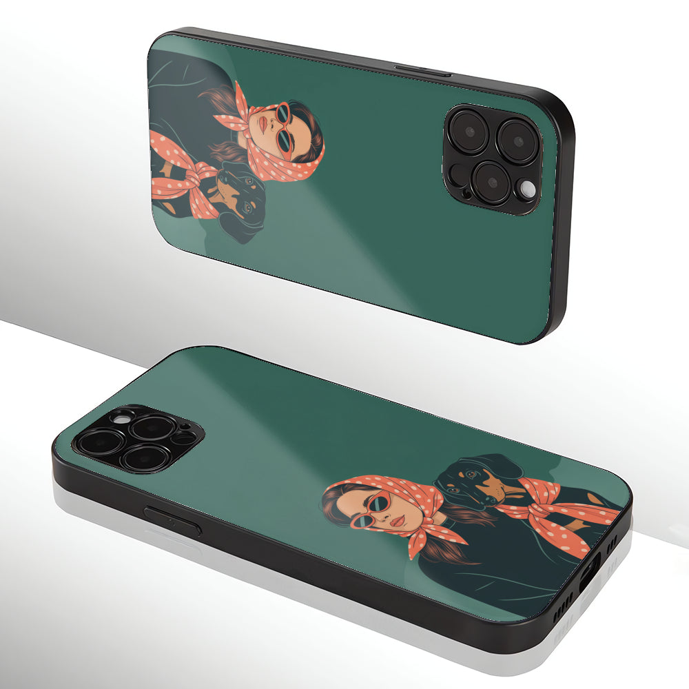 Abby - iPhone & Samsung Glass Case