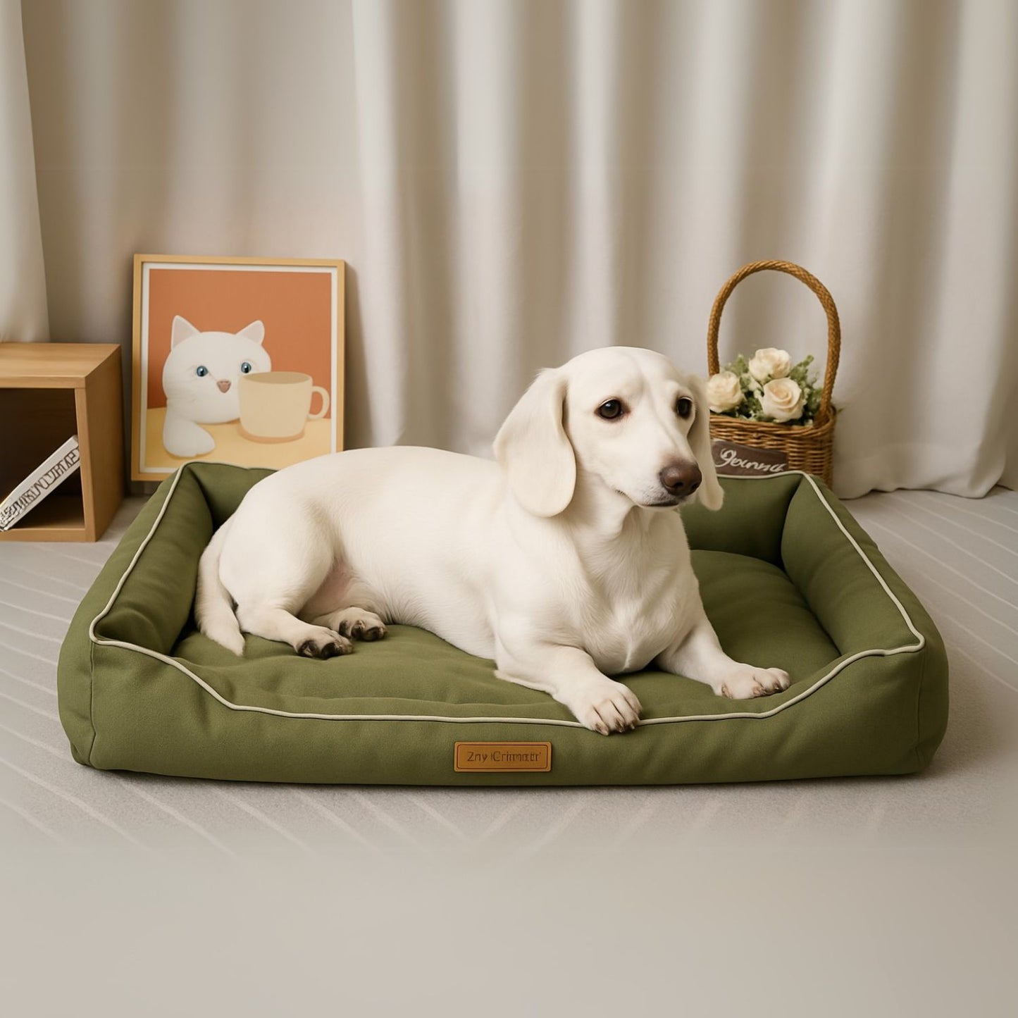 Dachshund Comfort Bed – Durable Waterproof Oxford Fabric Bed
