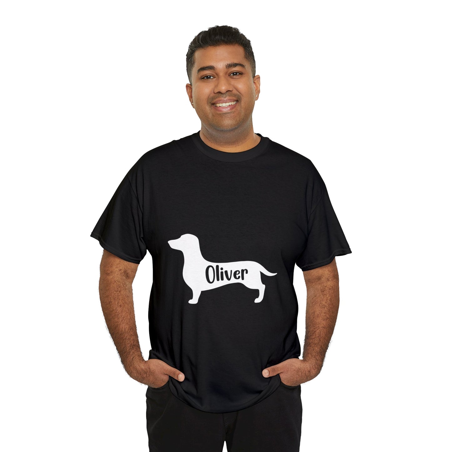 Custom T-shirt  with dachshund  Name - Shirt for Dachshund Name