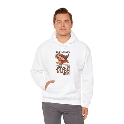 Custom Hoodie with dachshund Name  - Unisex Hoodie