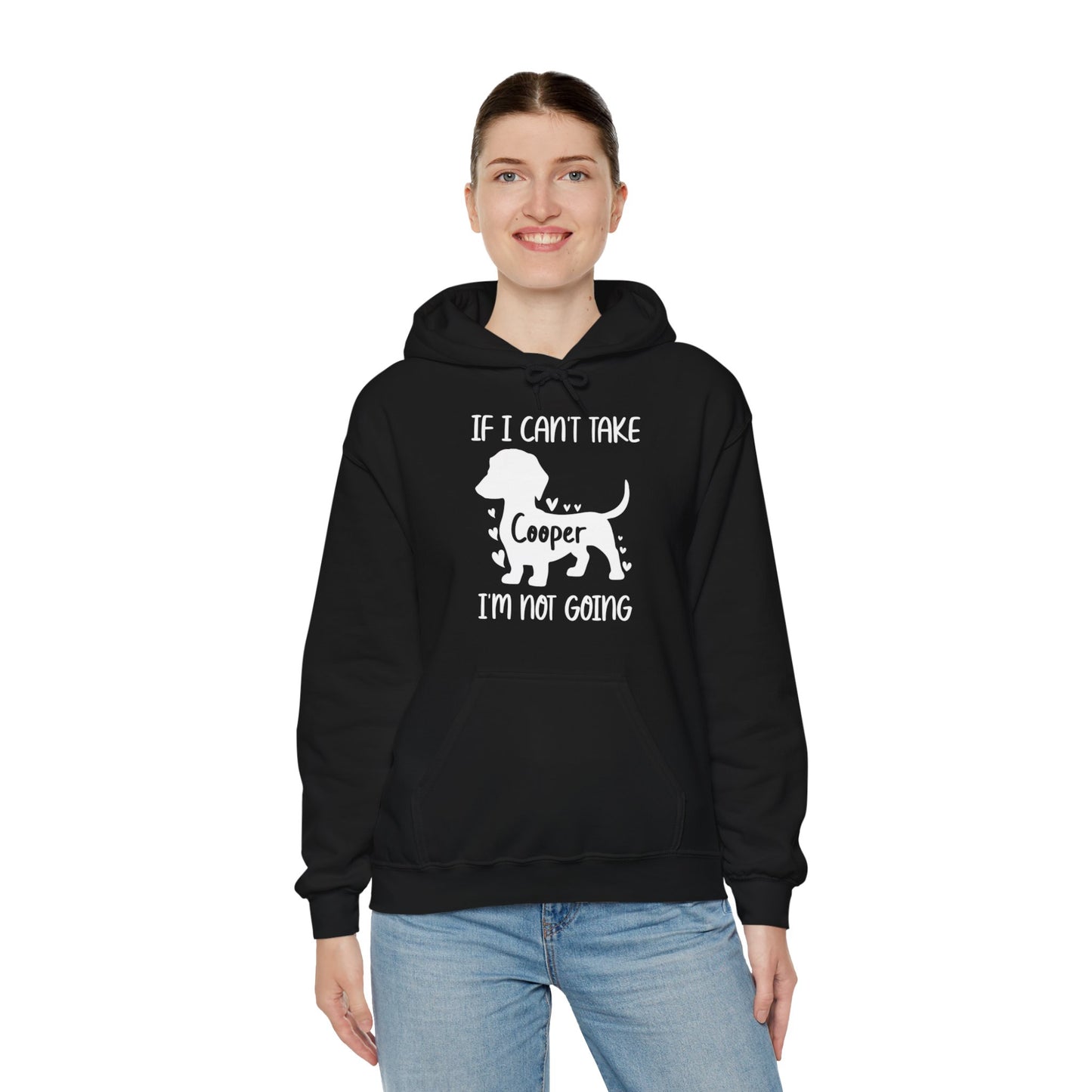 Custom Hoodie with dachshund Name  - Unisex Hoodie