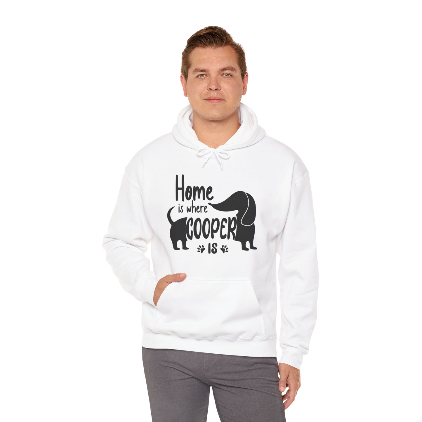 Sudadera con capucha personalizada con nombre de perro salchicha - Sudadera con capucha unisex 