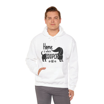 Sudadera con capucha personalizada con nombre de perro salchicha - Sudadera con capucha unisex 