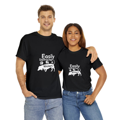 Milo - Unisex Cotton T-Shirt for Dachshund Lovers