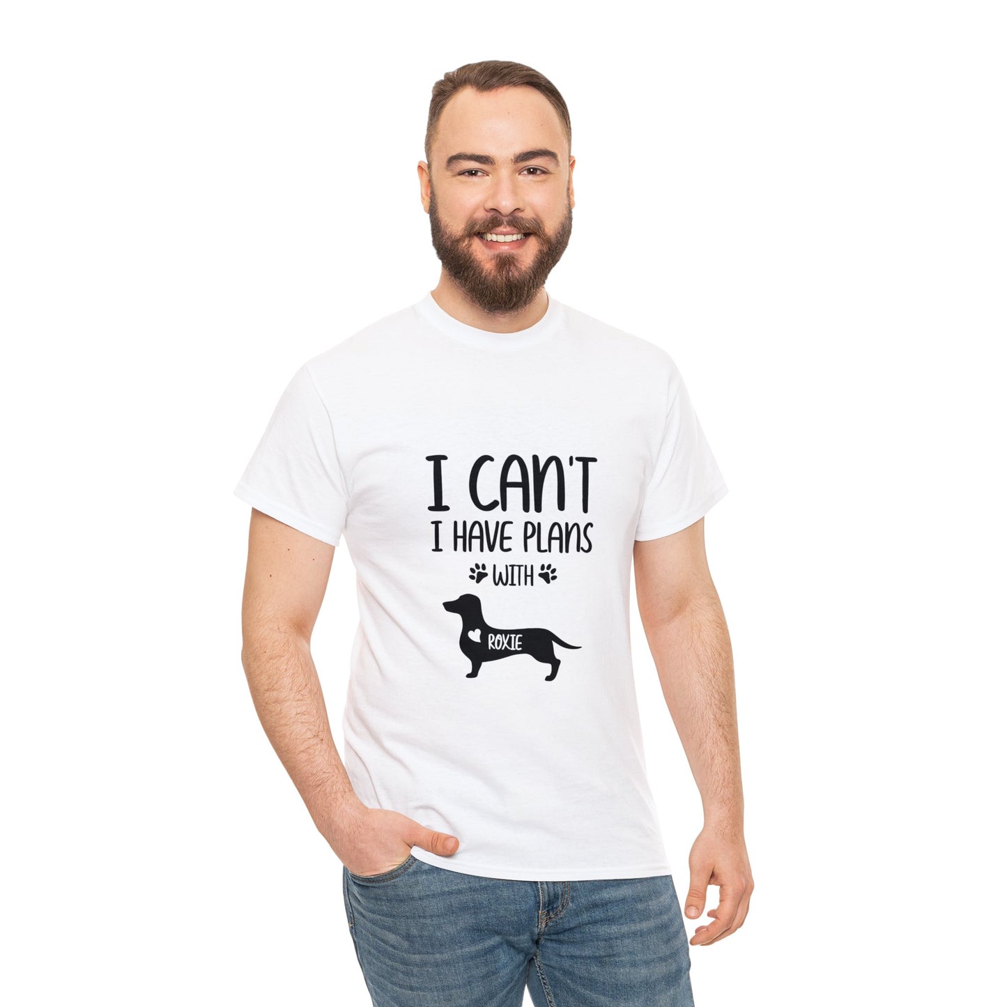 Custom T-shirt  with dachshund  Name