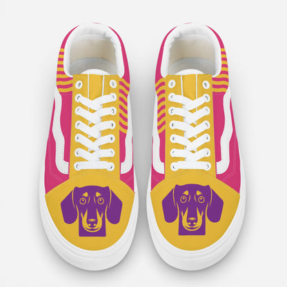 Toast- Trendy Low-Top Canvas Sneakers