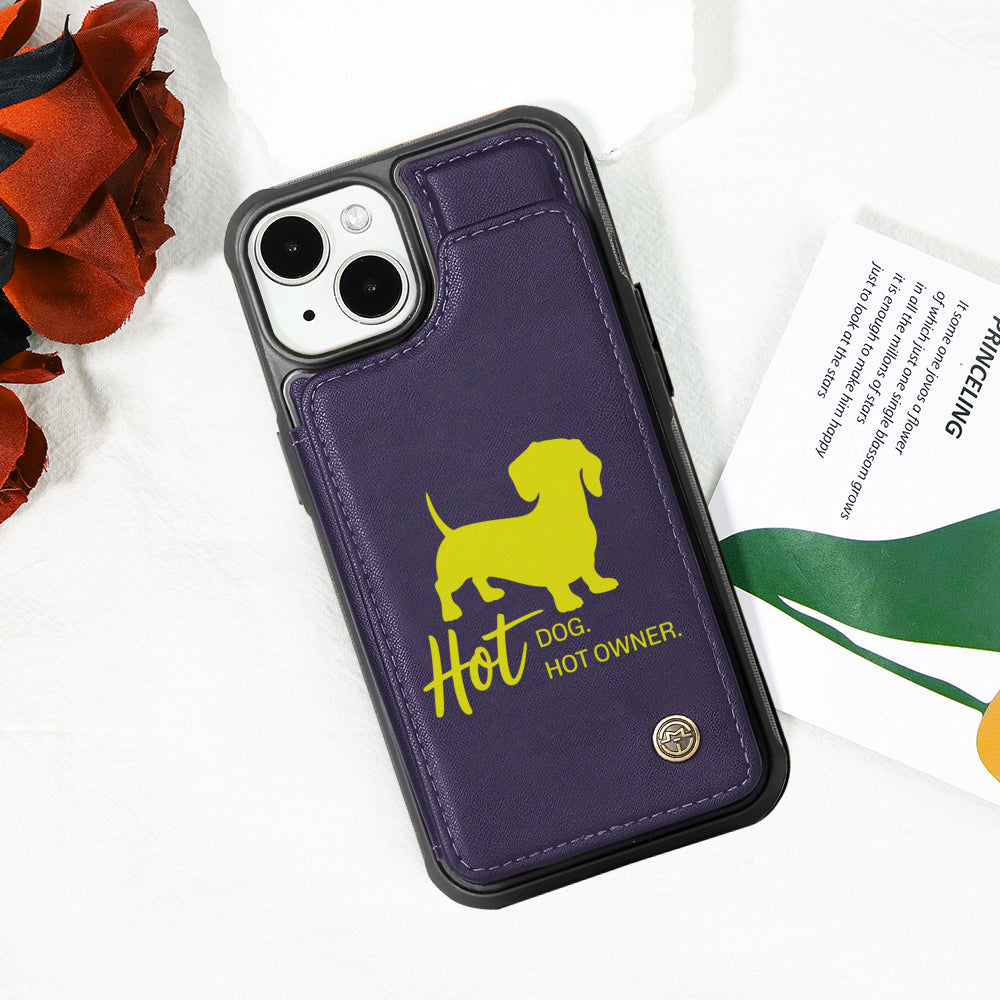 Tina - Leather Wallet Case for for iPhone & Samsung