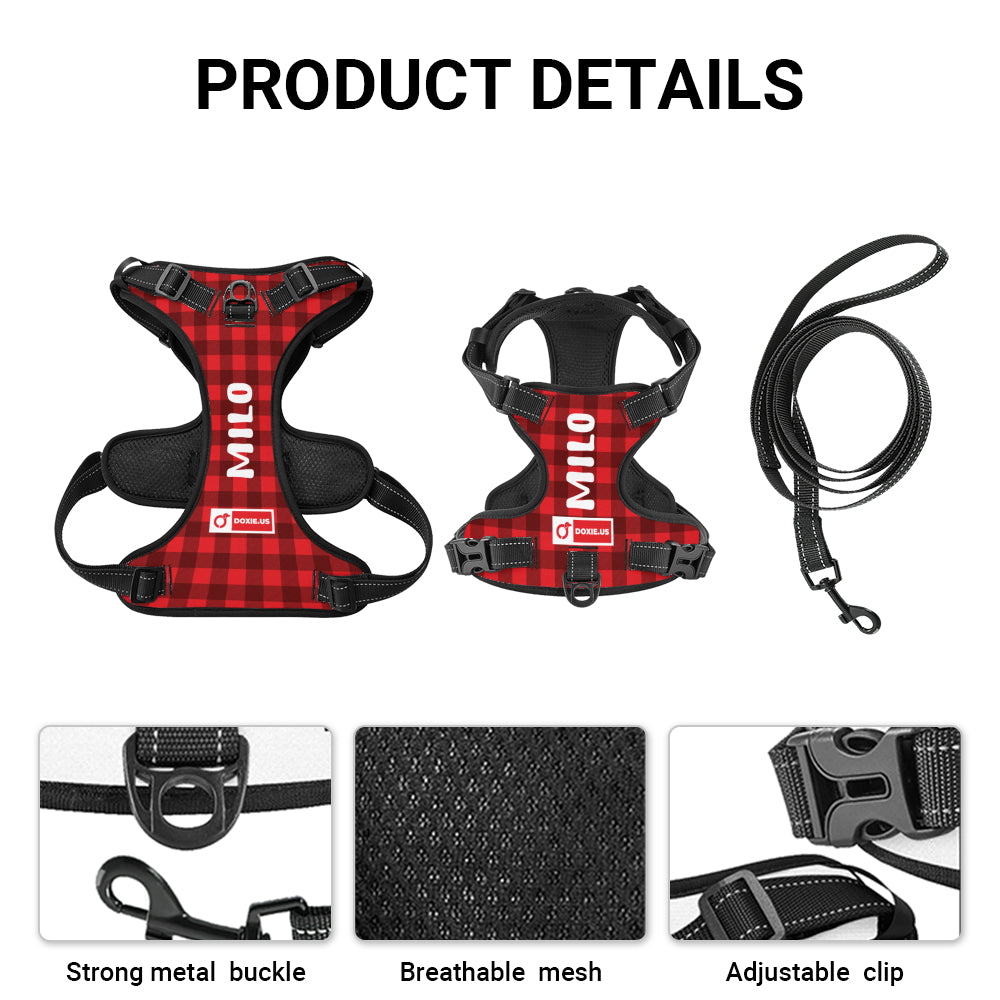 Lyra -  Personalized No-Pull Dachshund Dog Harness