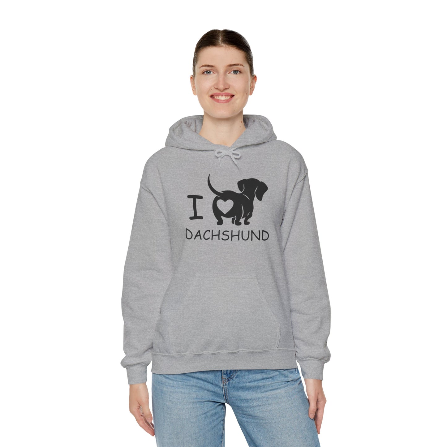 Rosi - Sudadera con capucha unisex para amantes de los perros salchicha 