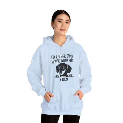 Custom Hoodie with dachshund Name  - Unisex Hoodie