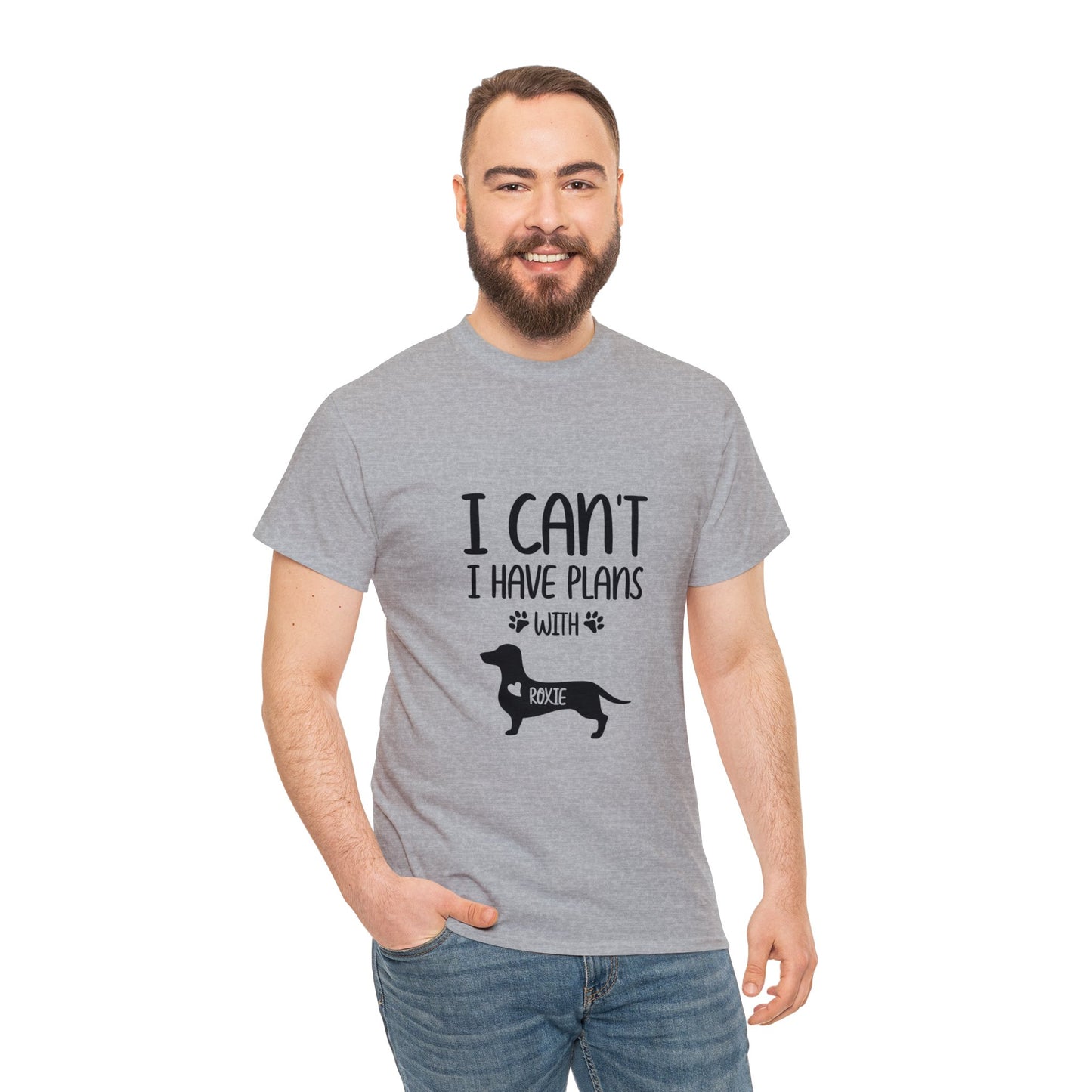 Custom T-shirt  with dachshund  Name