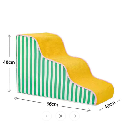 Dachshund Stairs – Soft Sponge Detachable Bed Ladder for Safe Climbing
