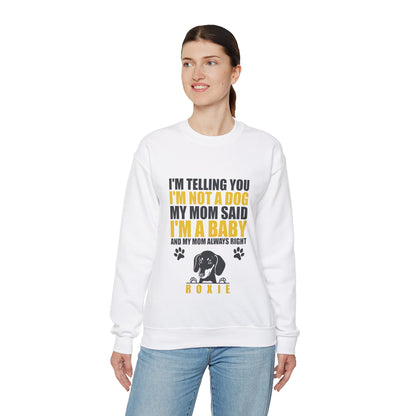 Custom Sweatshirt  with dachshund Name  -  Unisex Sweatshirt