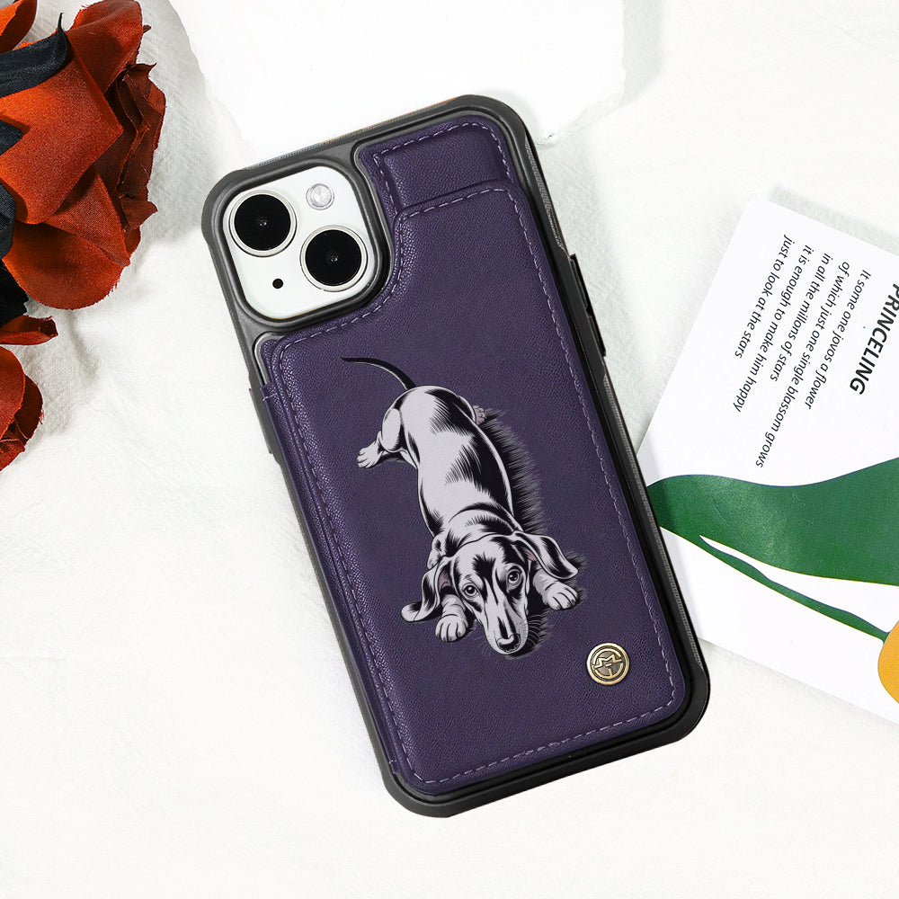 Becky - Leather Wallet Case for for iPhone & Samsung