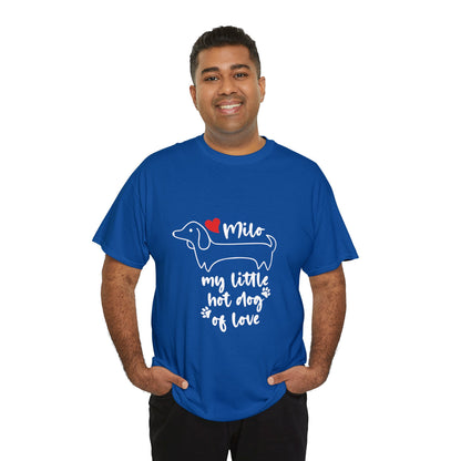 Custom T-shirt  with dachshund  Name