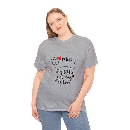 Custom T-shirt  with dachshund  Name