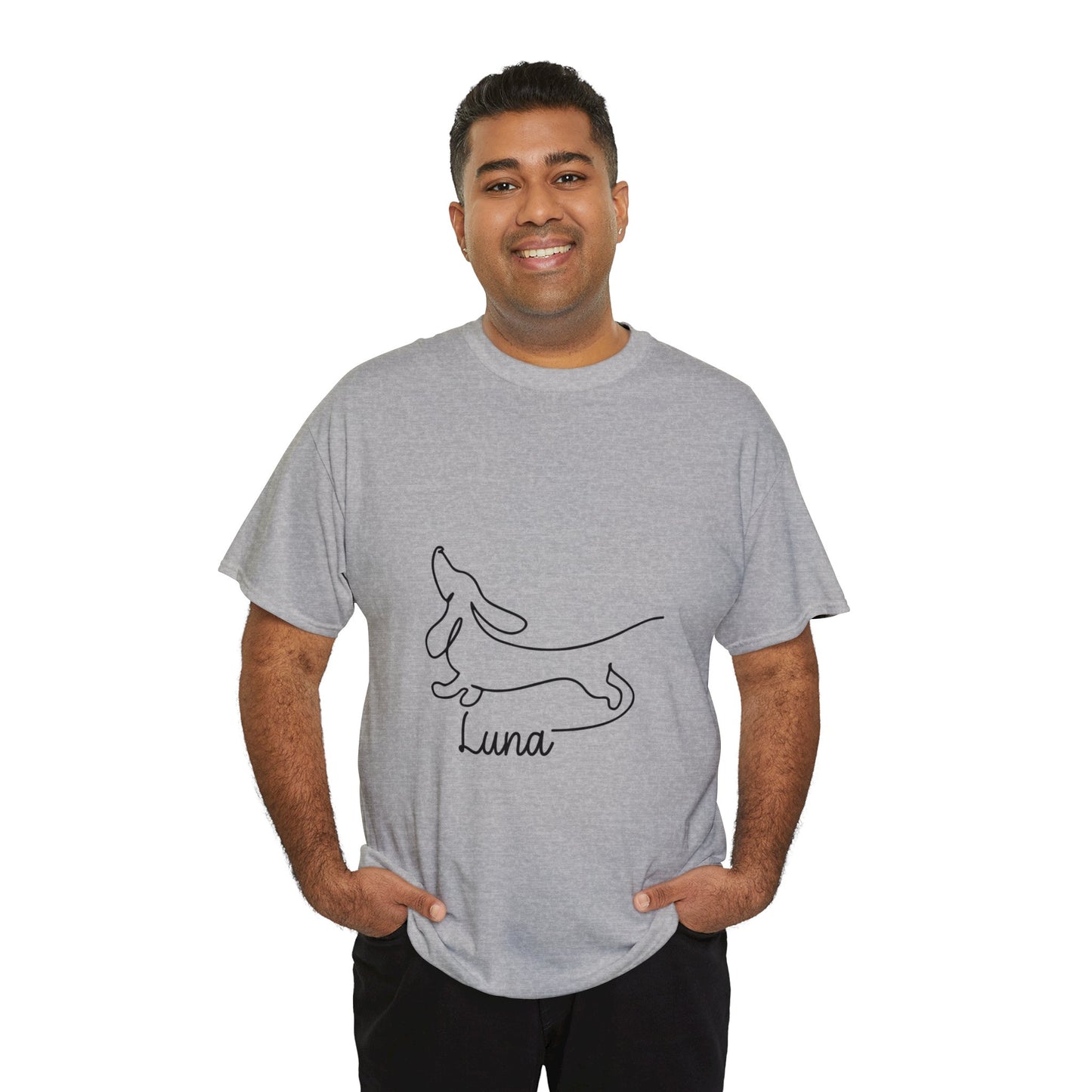 Custom T-shirt  with dachshund  Name