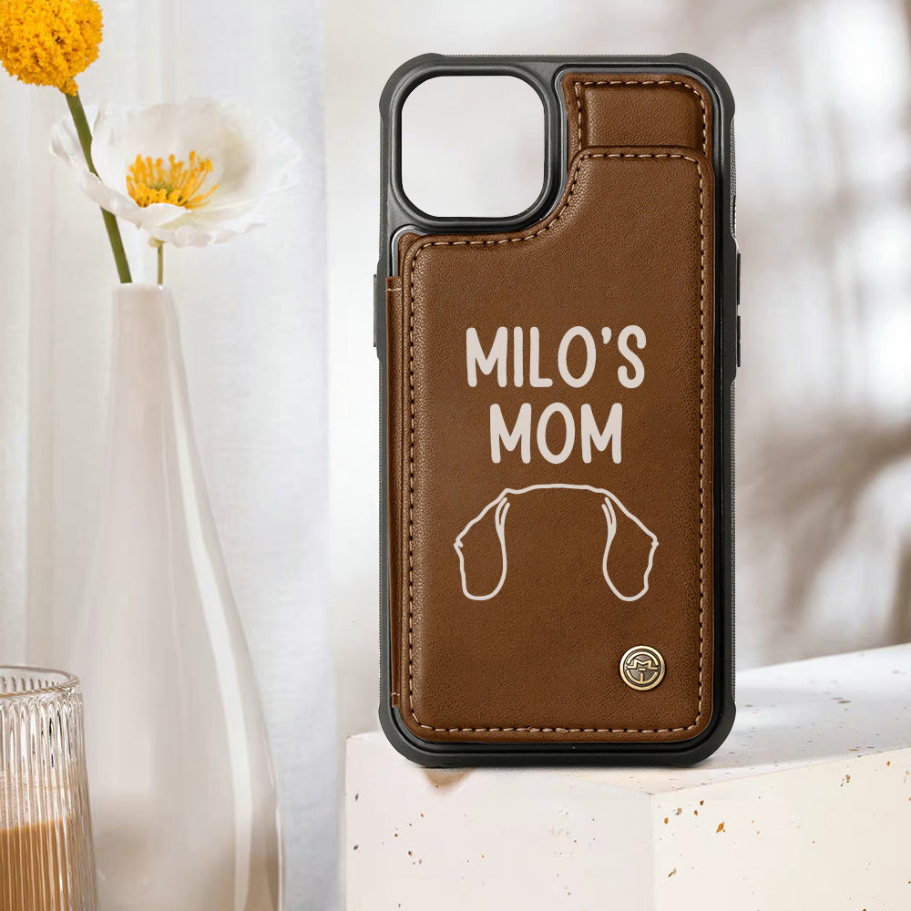 Joey - Personalized  Leather Wallet Case for for iPhone & Samsung