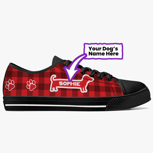 Charlie - Personalized Classic Low-Top Canvas Shoes
