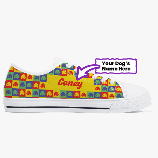 Dean - Personalized Classic Low-Top Canvas Shoes