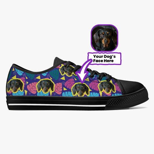 Bruno - Personalized Classic Low-Top Canvas Shoes