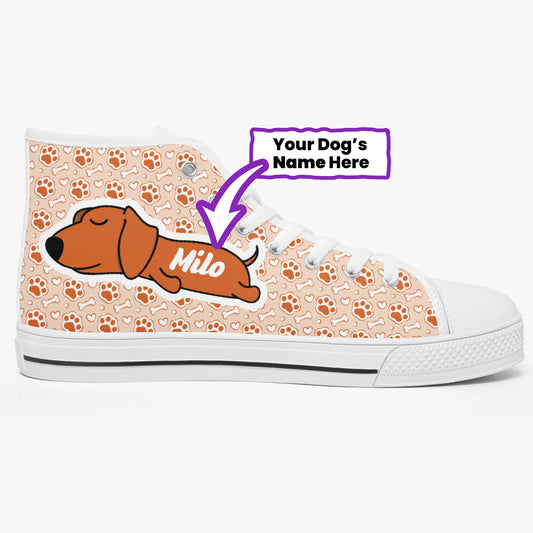 Maddie - Personalized Classic High-Top Canvas Shoes
