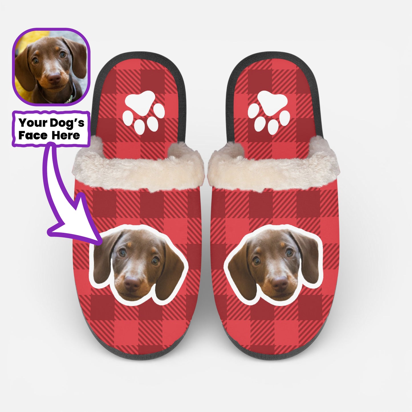 Tater - Personalized Cozy Winter Slippers
