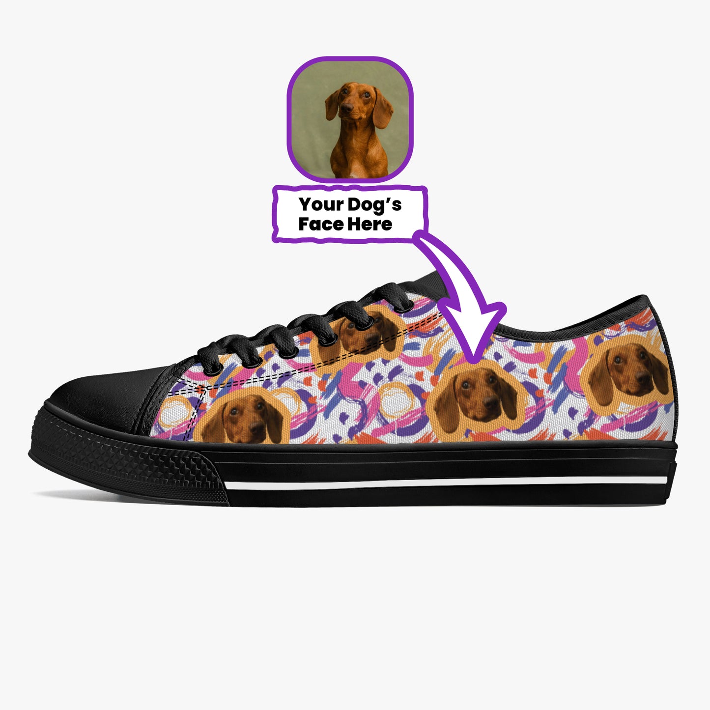 Dash - Personalized Classic Low-Top Canvas Shoes