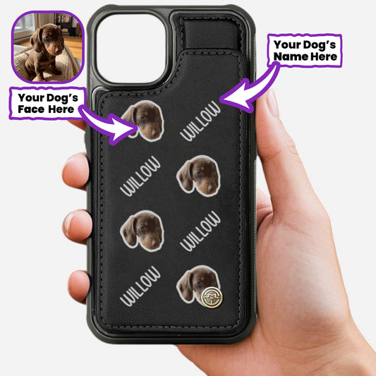 Fern - Personalized  Leather Wallet Case for for iPhone & Samsung
