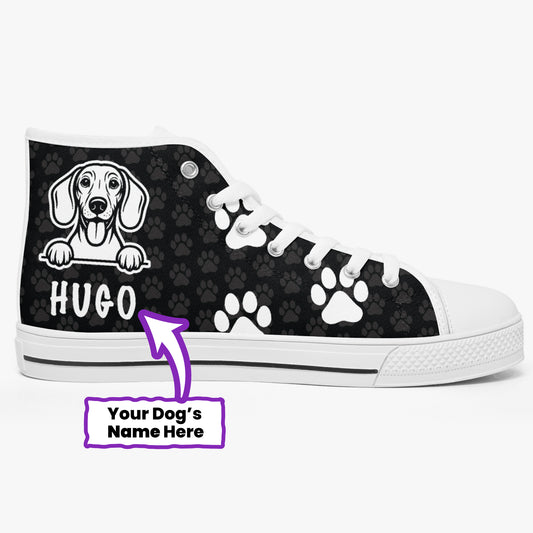 Molly - Personalized Classic High-Top Canvas Shoes