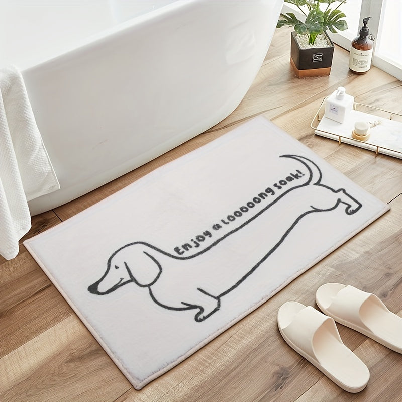 Dachshund-Bath-Rug-Non-Slip-Absorbent-Soft-Floor-Carpet-doxie.us