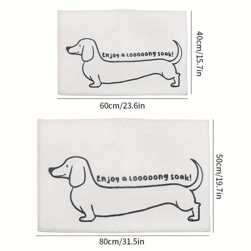 Dachshund-Bath-Rug-Non-Slip-Absorbent-Soft-Floor-Carpet-doxie.us