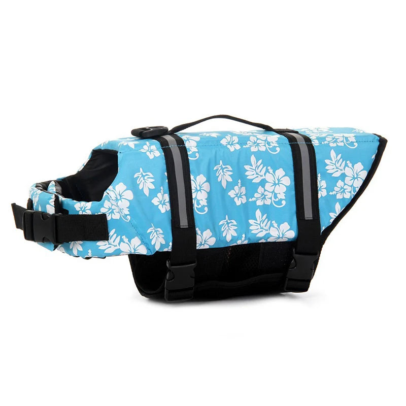 Dachshund-Flower-Life-Jacket-Reflective-and-Adjustable-Vest-www.doxie.us