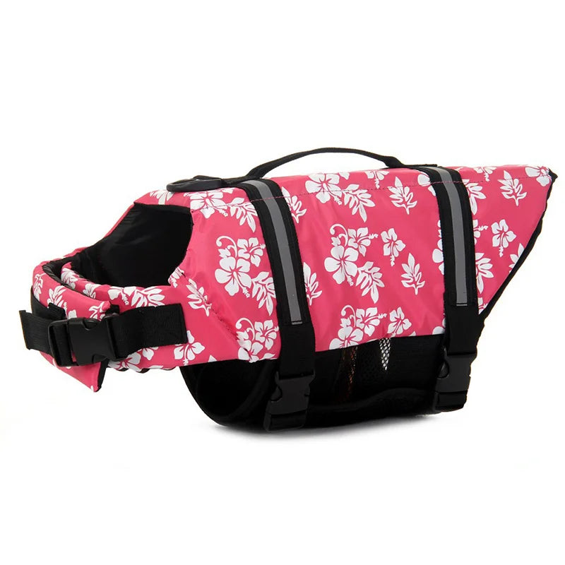 Dachshund-Flower-Life-Jacket-Reflective-and-Adjustable-Vest-www.doxie.us