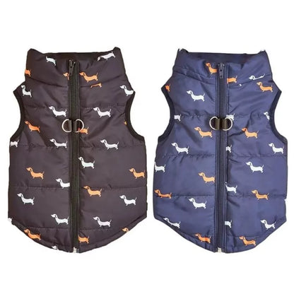 Dachshund-Zipper-Vest-Windproof-Winter-Jacket-www.doxie.us