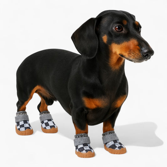 PawTrek Dachshund Mesh Shoes – Breathable Non-Slip Dog Sneakers