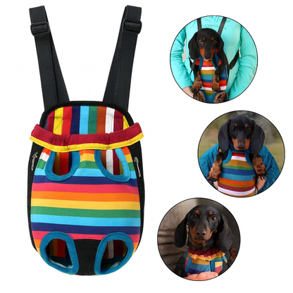 PawCuddle Dachshund Backpack Carrier – Hands-Free Comfort Secure Carrier